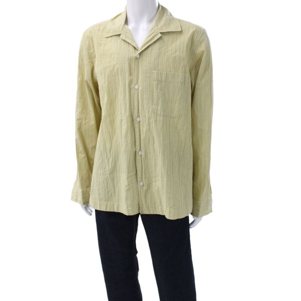 Zara Men's Long Sleeves Button Down Striped Shirt Size L